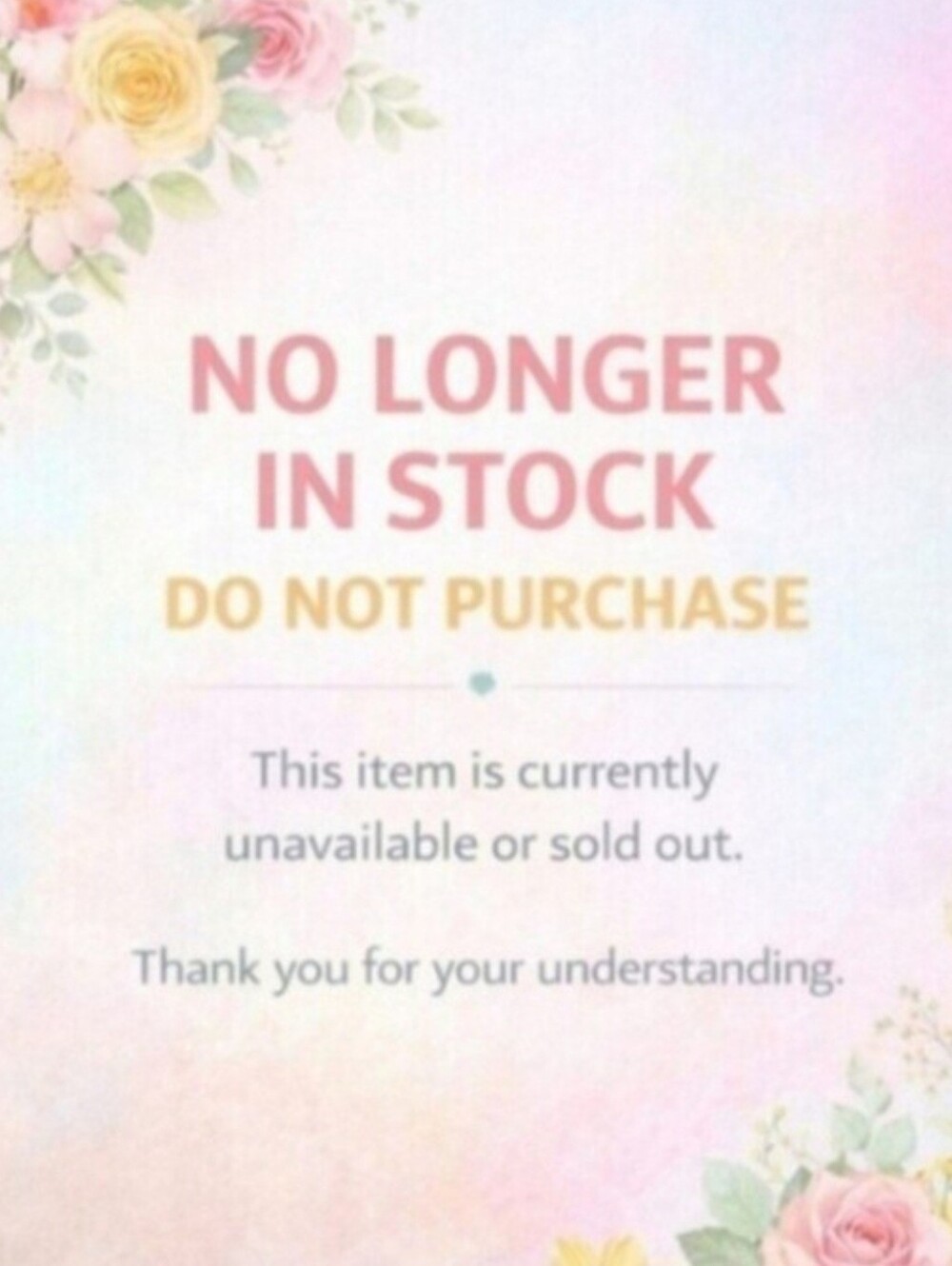 NOT FOR SALE